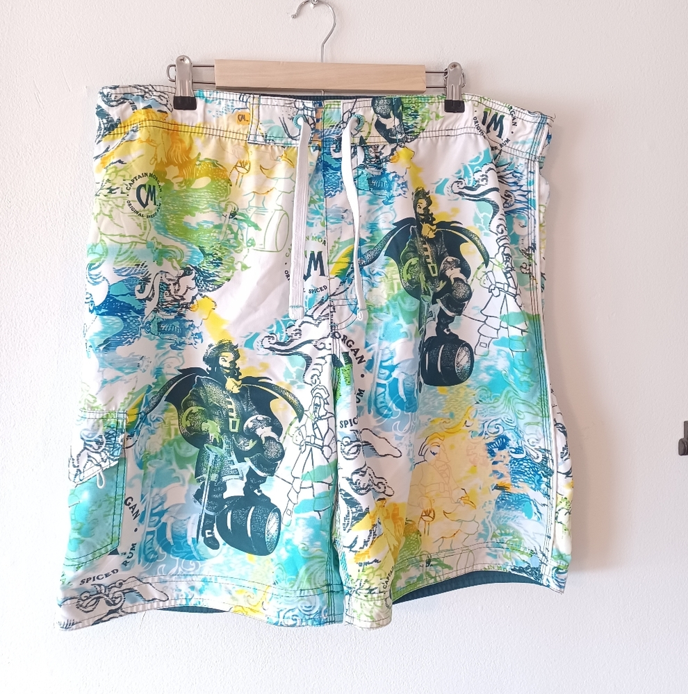 Captain Morgan Swim Trunks For Men's Size L